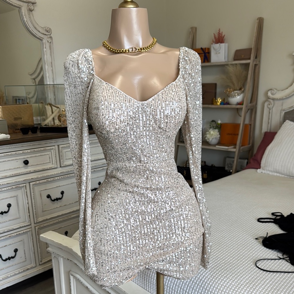 Elegant Sequin Dress